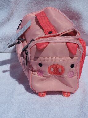 Lug Trolley Friends Cosmetic Case - Pig NWT